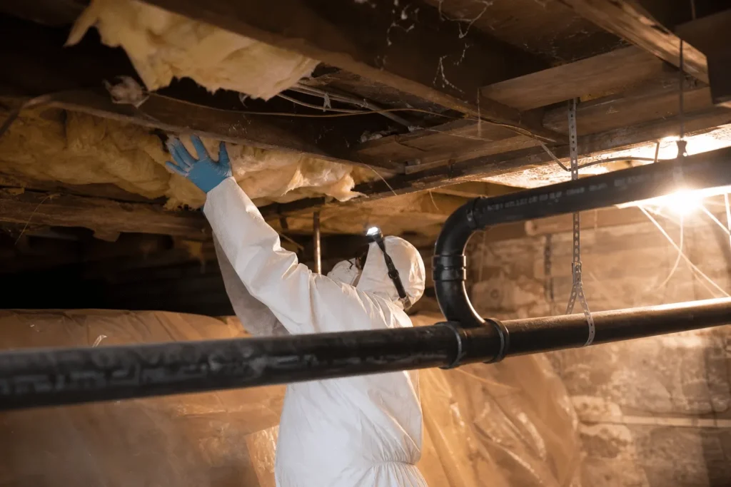 Gallery - Crawl Space cleaning old insulation removal