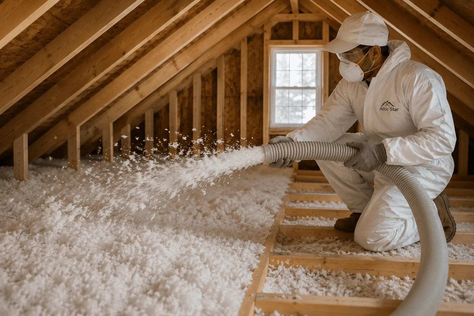 Gallery - insulation replacement - blown-in insulation attic