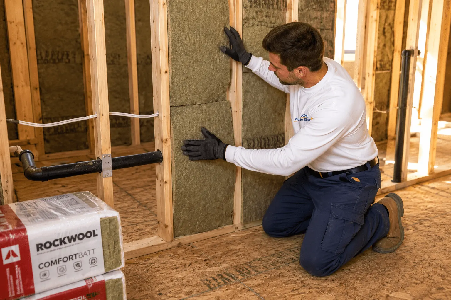 Gallery - insulation replacement - rockwool