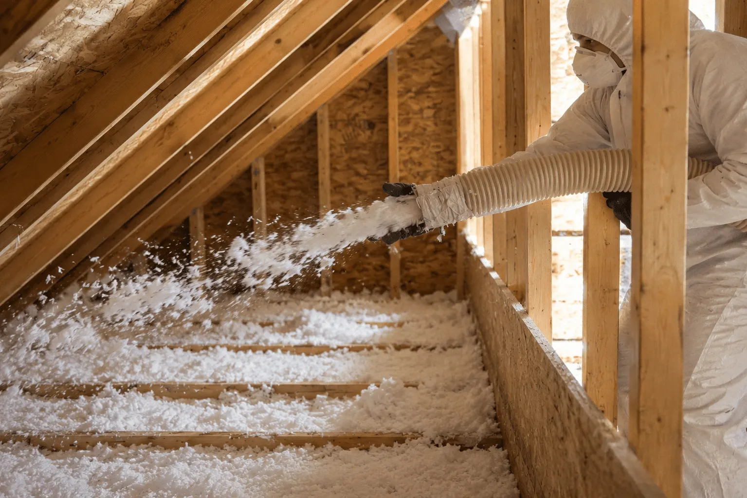 Insulation Removal and Replacement blown-in insulation