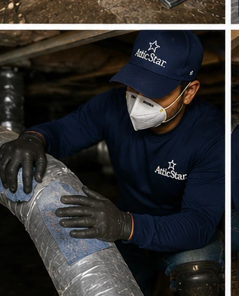 Inspect Crawl Space Ductwork During Cleaning