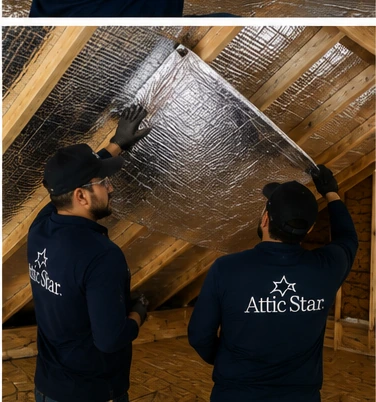 Position Rockwool Insulation Between Attic Framing