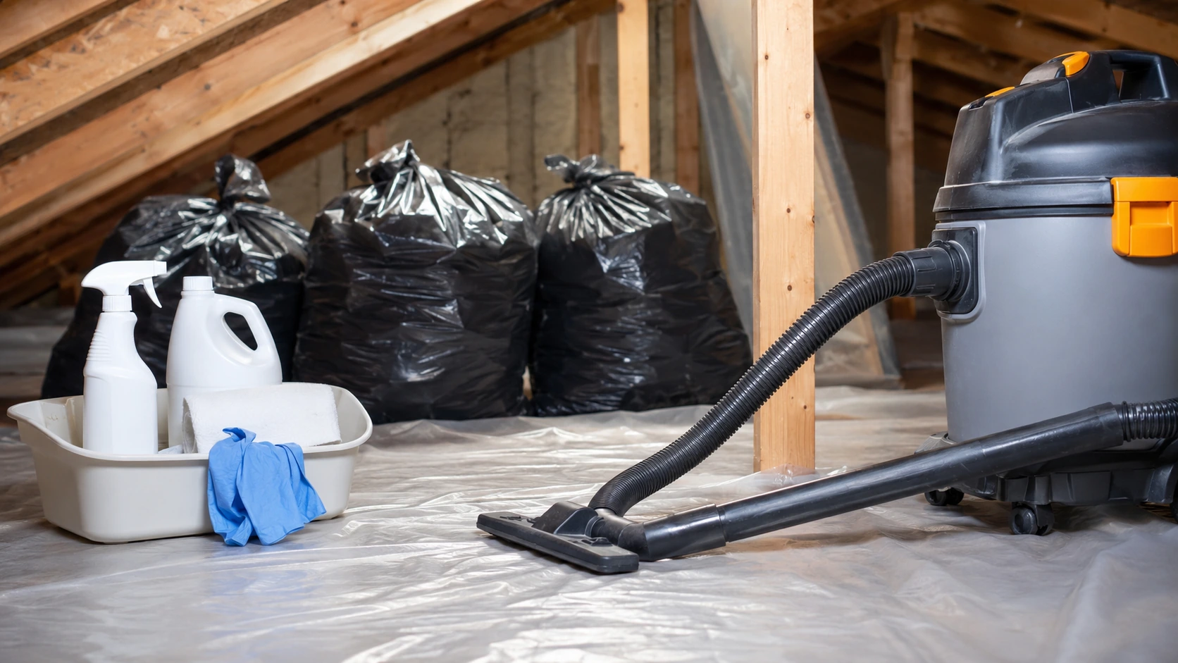 Prepare Attic Sanitation Equipment After Rodent Removal